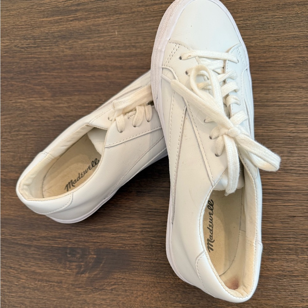 Madewell Cream Casual Sneakers